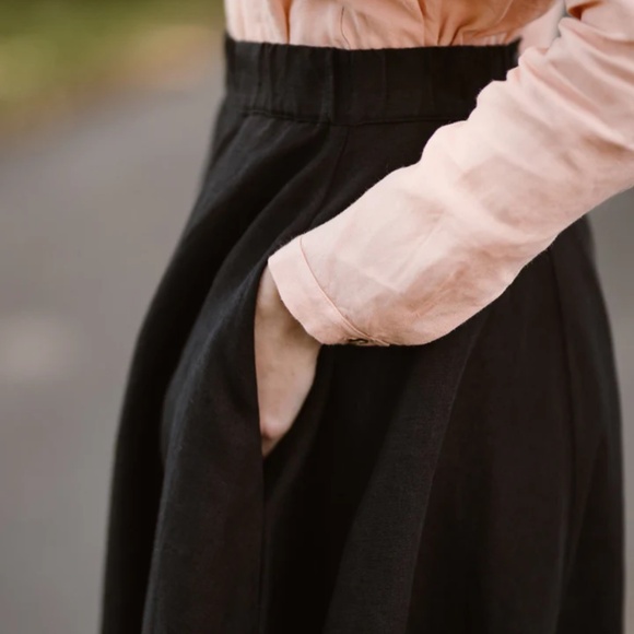 Son de Flor Classic Skirt Black Pansy - Picture 3 of 3
